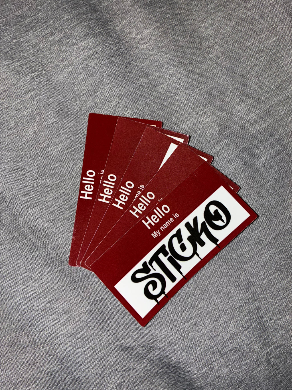 Hello, My Name is STICKO Sticker Pack