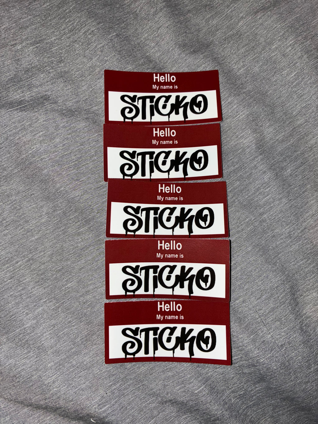 Hello, My Name is STICKO Sticker Pack